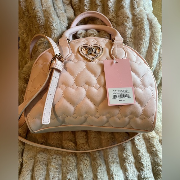 Juicy Couture Blush Pink Quilted Heart Bag NWT - Picture 16 of 16